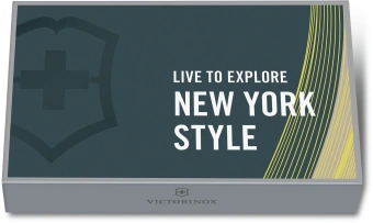 Нож перочинный Victorinox Companion New York Style (1.3909.E223) 91мм 16функц. серый подар.коробка в комплекте: шнурок на шею - купить недорого с доставкой в интернет-магазине