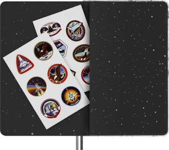 Блокнот Moleskine LIMITED EDITION NASA-INSPIRED SKNTBHL7063S1 Large 130х210мм 176стр. линейка серебристый Moon - купить недорого с доставкой в интернет-магазине
