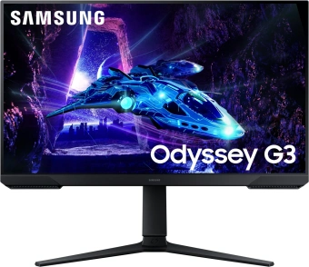 Монитор Samsung 27" Odyssey G3 LS27DG300EUXEN черный VA LED 16:9 HDMI матовая HAS Piv 3000:1 250cd 178гр/178гр 1920x1080 180Hz DP FHD 4.4кг - купить недорого с доставкой в интернет-магазине