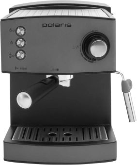 Кофеварка рожковая Polaris PCM 1527E Adore Crema 850Вт серый - купить недорого с доставкой в интернет-магазине