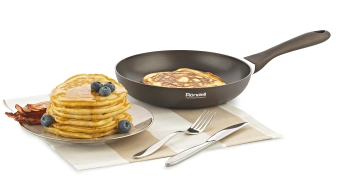 Сковорода Rondell Grillage RDA-1430 круглая 26см покрытие: Xylan Plus ручка несъемная (без крышки) коричневый - купить недорого с доставкой в интернет-магазине