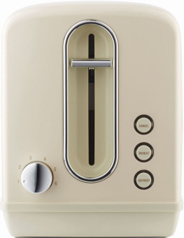 Тостер Gorenje T1100CLI 860Вт бежевый/серебристый - купить недорого с доставкой в интернет-магазине