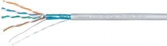 Кабель информационный Cabeus FTP-4P-CAT.5E-SOLID-GY кат.5E F/UTP 4 пары 0.55AWG PVC внутренний 305м серый - купить недорого с доставкой в интернет-магазине