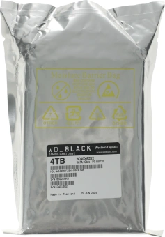 Жесткий диск WD SATA-III 4TB WD4006FZBX Desktop Black (7200rpm) 256Mb 3.5" - купить недорого с доставкой в интернет-магазине