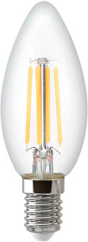 Лампа филам. Thomson Filament TH-B2066 5Вт цок.:E14 свеча 220B 4500K св.свеч.бел.нейт. Candle (упак.:1шт) - купить недорого с доставкой в интернет-магазине