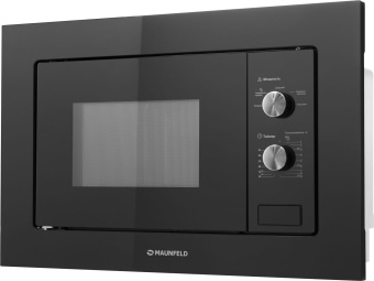 Микроволновая печь Maunfeld MBMO.20.1PGB 20л. 800Вт черный (встраиваемая) - купить недорого с доставкой в интернет-магазине