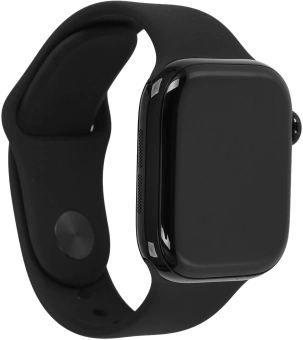 Смарт-часы Apple Watch Series 11 A3331 42мм OLED корп.черный Sport Band рем.черный разм.брасл.:M/L (MEQU4LW/A) - купить недорого с доставкой в интернет-магазине