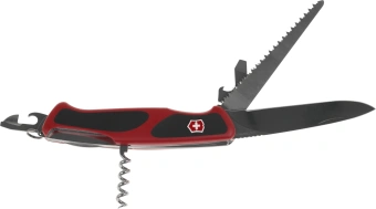Нож перочинный Victorinox RangerGrip 55 (0.9563.C) 130мм 12функц. красный/черный карт.коробка - купить недорого с доставкой в интернет-магазине