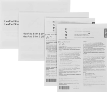 Ноутбук Lenovo IdeaPad Slim 5 14IRH10 Core i5 13420H 16Gb SSD512Gb Intel UHD Graphics 14" OLED WUXGA (1920x1200) Windows 11 Home grey WiFi BT Cam (83HR002WRK) - купить недорого с доставкой в интернет-магазине