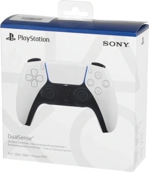 Геймпад Беспроводной PlayStation DualSense белый для: PlayStation 5 (CFI-ZCT2W) - купить недорого с доставкой в интернет-магазине