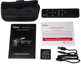 Видеокамера Rekam Allure zoom 1100 черный 10x 3" Touch LCD 4K 125Mb SD+SDHC Flash/Flash - купить недорого с доставкой в интернет-магазине