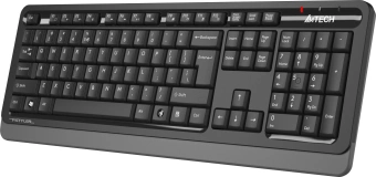 Клавиатура A4Tech FGK10 серый USB беспроводная Multimedia - купить недорого с доставкой в интернет-магазине