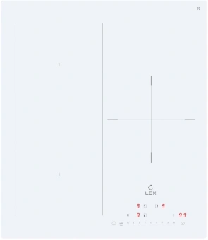 Индукционная варочная поверхность Lex EVI 431A WH белый - купить недорого с доставкой в интернет-магазине