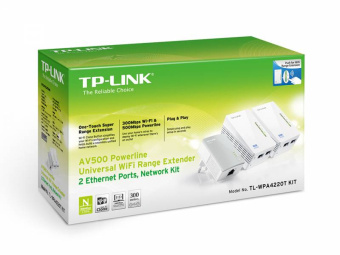 Сетевой адаптер HomePlug AV/Wi-Fi TP-Link TL-WPA4220TKIT Ethernet (ант.внутр.) - цена, купить или заказать с доставкой в интернет-магазине Сетевой адаптер HomePlug AV/Wi-Fi TP-Link TL-WPA4220TKIT Ethernet (ант.внутр.) - купить недорого с доставкой в интернет-магазине