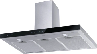Вытяжка каминная Maunfeld Breeze 90 Inox нержавеющая сталь управление: сенсорное (1 мотор) - купить недорого с доставкой в интернет-магазине