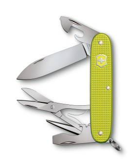 Нож перочинный Victorinox Pioneer X (0.8231.L23) 93мм 9функц. желтый подар.коробка - купить недорого с доставкой в интернет-магазине