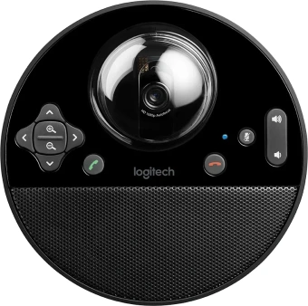 Камера Web Logitech Conference Cam ВСС950 черный 3Mpix (1920x1080) USB2.0 с микрофоном (960-001005) - купить недорого с доставкой в интернет-магазине