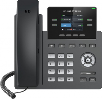 Телефон IP Grandstream GRP-2612P черный - купить недорого с доставкой в интернет-магазине