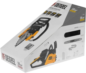 Бензопила Denzel DGS-5820 4.1л.с. дл.шины:20" (50cm) (95235) - купить недорого с доставкой в интернет-магазине