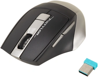 Мышь A4Tech Fstyler FB35 серый оптическая 2000dpi беспров. BT/Radio USB для ноутбука 6but (FB35 SMOKY GREY) - купить недорого с доставкой в интернет-магазине