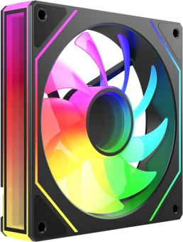 Вентилятор для корпуса Bloody CF-11 LCD ARGB 120х120x25 черный 4-pin 32дБ (упак.:1шт) (CF-11-ARGB120-BK) Ret - купить недорого с доставкой в интернет-магазине
