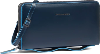 Клатч мужской Piquadro Blue Square AC6732B2R/BLU2 синий натур.кожа - купить недорого с доставкой в интернет-магазине