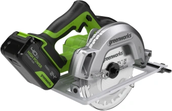Циркулярная пила (дисковая) Greenworks GD24CS (ручная) D диска.:185мм (1500907CUB) - купить недорого с доставкой в интернет-магазине