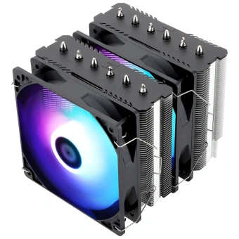 Устройство охлаждения(кулер) Thermalright Peerless Assassin 120 SE ARGB Soc-AM5/AM4/1200/1700/1851 черный 4-pin 25.6dB Al+Cu 730gr Ret (PA120-SE-ARGB) - купить недорого с доставкой в интернет-магазине