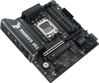 Материнская плата Asus TUF GAMING B850M-E WIFI SocketAM5 AMD B850 4xDDR5 mATX AC`97 8ch(7.1) 2.5Gg RAID+HDMI+DP - купить недорого с доставкой в интернет-магазине
