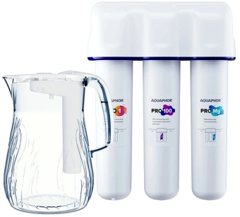 Водоочиститель Аквафор DWM-312S Pro белый - купить недорого с доставкой в интернет-магазине