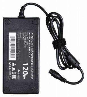 Блок питания Ippon E120 автоматический 120W 18.5V-20V 11-connectors 6.0A от бытовой электросети LED индикатор - купить недорого с доставкой в интернет-магазине