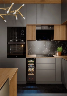 Винный шкаф Lex LWD3017BL dual zone 1-нокамерн. черный - купить недорого с доставкой в интернет-магазине