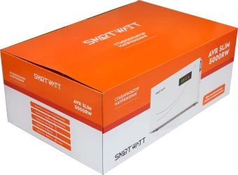 Стабилизатор напряжения Smartwatt AVR Slim 5000RW 5000ВА белый - купить недорого с доставкой в интернет-магазине