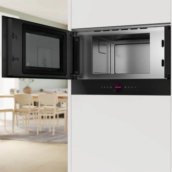 Микроволновая печь Bosch BFL7221B1 21л. 900Вт черный (встраиваемая) - купить недорого с доставкой в интернет-магазине