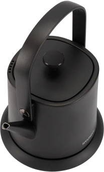 Чайник электрический Hyundai HYK-S2042 0.6л. 1000Вт черный корпус: металл - купить недорого с доставкой в интернет-магазине