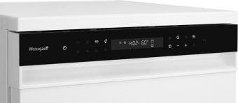 Посудомоечная машина Weissgauff DW 6038 Inverter Touch белый (полноразмерная) - купить недорого с доставкой в интернет-магазине
