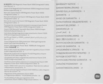 Мобильный аккумулятор Xiaomi Magnetic BHR9823GL 10000mAh QC3.0/PD2.2 33W 3A USB-A/USB-C серый - купить недорого с доставкой в интернет-магазине