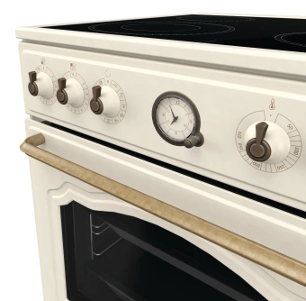 Плита Электрическая Gorenje GECS6B70CLI бежевый стеклокерамика (без крышки) - купить недорого с доставкой в интернет-магазине
