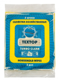 Салфетка Textop Turbo Clean вискоза (упак.:3шт) (T299) - купить недорого с доставкой в интернет-магазине