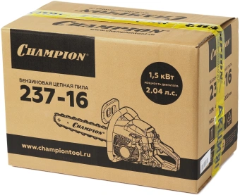 Цепная пила Champion PN237-16 1.5Вт 2л.с. дл.шины:16" (40cm) - купить недорого с доставкой в интернет-магазине
