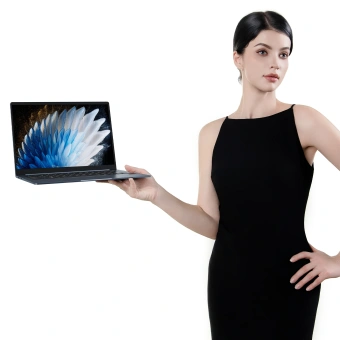 Ноутбук Chuwi Corebook Air Ryzen 5 6600H 16Gb SSD512Gb AMD Radeon 660M 14" IPS FHD+ (1920x1200) Windows 11 Pro blue WiFi BT Cam - купить недорого с доставкой в интернет-магазине