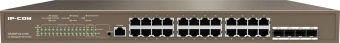 Коммутатор IP-Com G5328P-24-410W (L3) 24x1Гбит/с 4xКомбо(1000BASE-T/SFP) 4SFP 24PoE 370W управляемый - купить недорого с доставкой в интернет-магазине