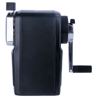 Точилка для карандашей механическая Deli 71156BLACK 1 отверстие металл черный - купить недорого с доставкой в интернет-магазине