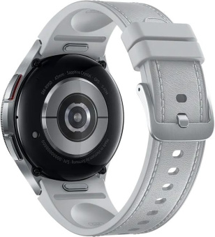 Смарт-часы Samsung Galaxy Watch 6 Classic 43мм 1.3" AMOLED корп.серебристый рем.серебристый (SM-R950NZSACIS) - купить недорого с доставкой в интернет-магазине