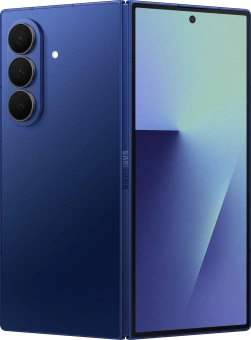 Смартфон Samsung SM-F966B Galaxy Fold7 512Gb 12Gb синий раскладной 3G 4G 2Sim 8" 1968x2184 Android 16 200Mpix 802.11 a/b/g/n/ac/ax/be NFC GPS GSM900/1800 GSM1900 Protect - купить недорого с доставкой в интернет-магазине