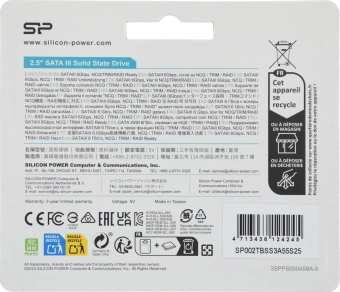 Накопитель SSD Silicon Power SATA-III 2TB SP002TBSS3A55S25 Ace A55 2.5" - купить недорого с доставкой в интернет-магазине