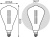 Лампа филам. Gauss Filament Vintage 6Вт цок.:E27 эдисон 220B 4000K св.свеч.бел.нейт. (упак.:1шт) (157802205) - купить недорого с доставкой в интернет-магазине