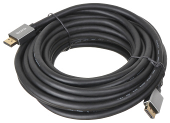 Кабель аудио-видео Buro V1.4 DisplayPort (m)/DisplayPort (m) 10м. позолоч.конт. черный (BHP-DPP-1.4-10G) - купить недорого с доставкой в интернет-магазине