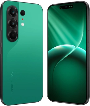 Смартфон Tecno Camon 50 256Gb 8Gb малахитовый зеленый моноблок 3G 4G 2Sim 6.78" 1208x2644 Android 16 50Mpix 802.11 a/b/g/n/ac NFC GPS GSM900/1800 GSM1900 Protect FM - купить недорого с доставкой в интернет-магазине