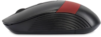 Мышь Оклик 310MW черный/красный оптическая 3200dpi беспров. USB для ноутбука 4but (1869093) - купить недорого с доставкой в интернет-магазине